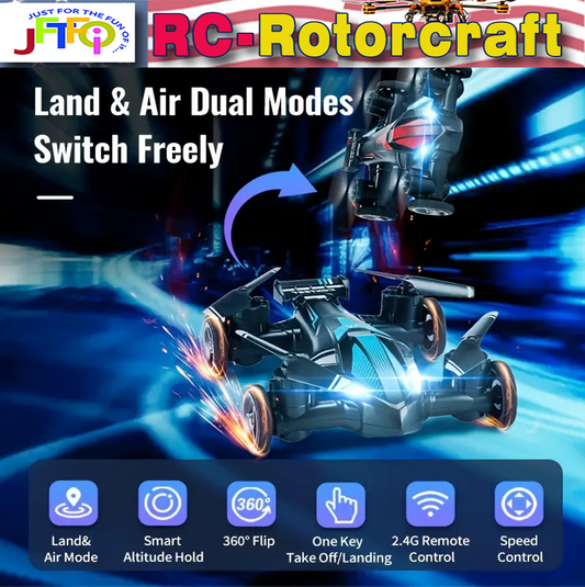 OL-CAR-DRONE Land And Air RC Toy Car